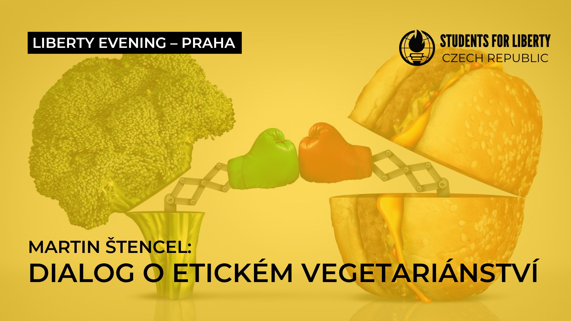 Liberty Evening PRAHA: Dialog o etickém vegetariánství