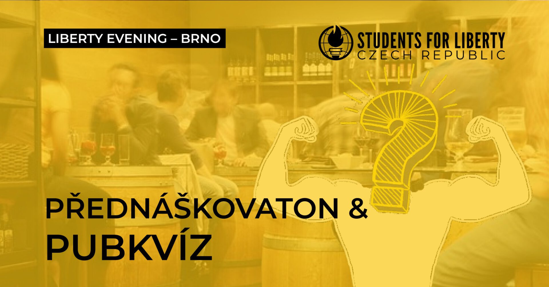Liberty Evening BRNO: Přednáškovaton a PubKvíz