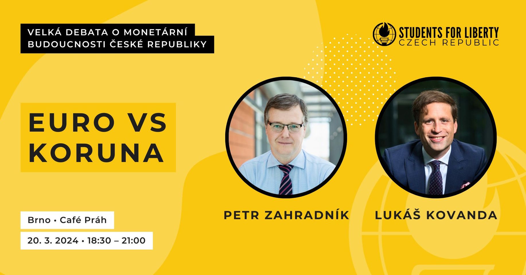 EURO nebo KORUNA: Lukáš Kovanda vs. Petr Zahradník
